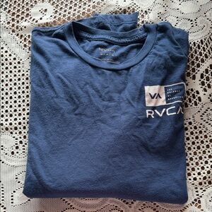 RVCA Navy Blue long Sleeve Tee